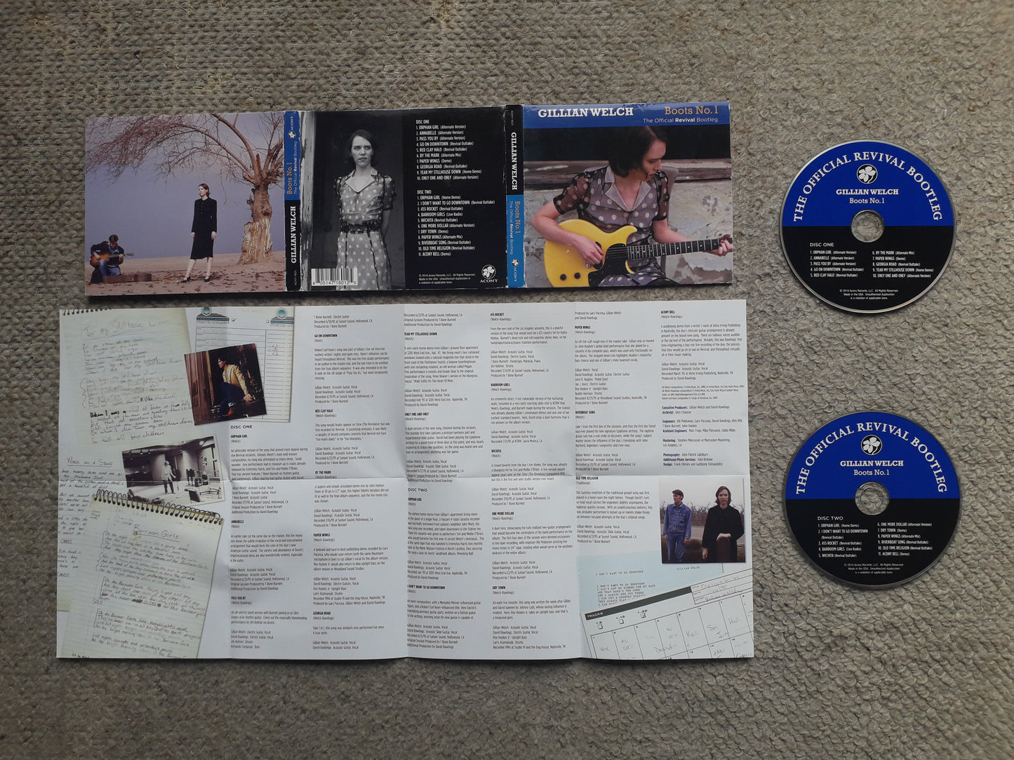 Gillian Welch – Boots No. 1: The Official Revival Bootleg Dbl CD (ACNY-1601)