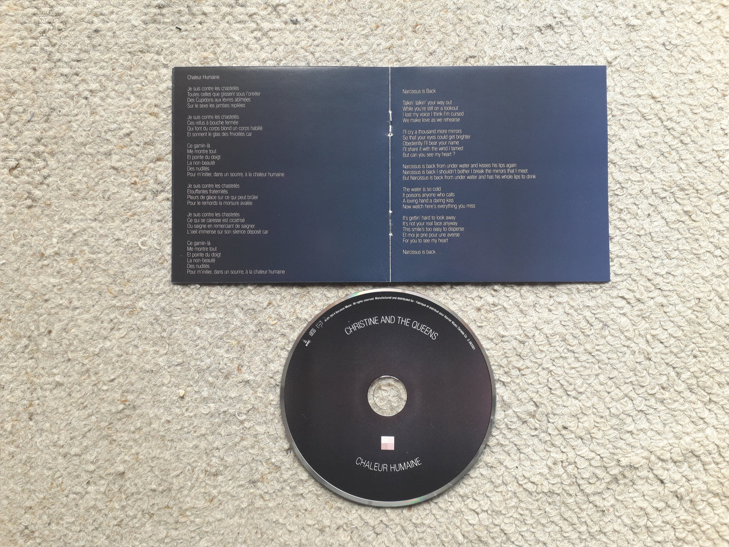 Christine And The Queens – Chaleur Humaine CD (2-263301)