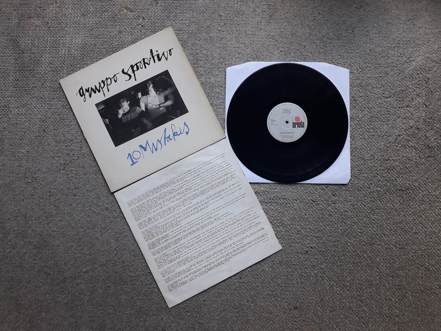 Gruppo Sportivo – 10 Mistakes LP (25464 XOT Benelux)