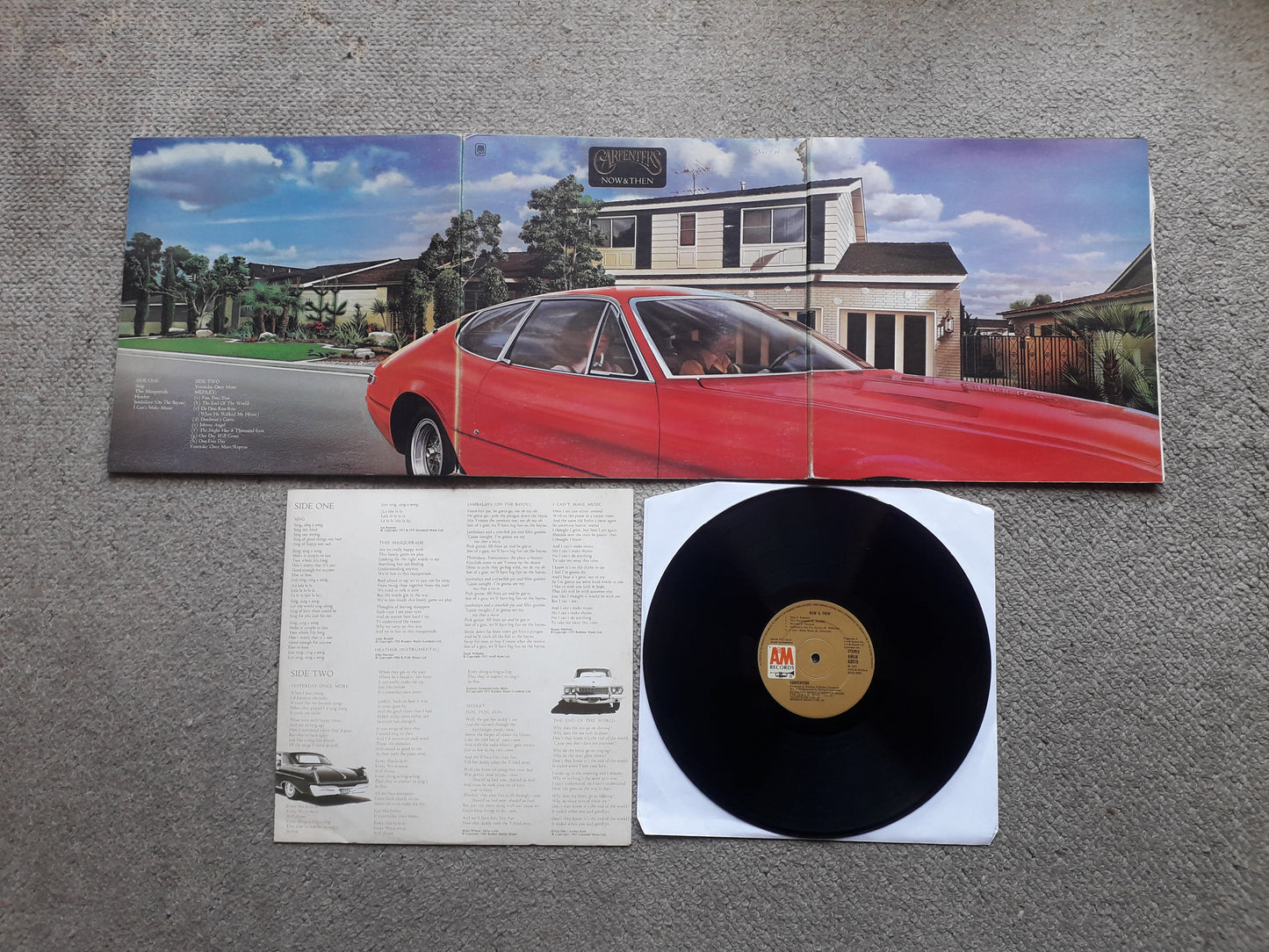 Carpenters-Now & Then LP (AMLH 63519)