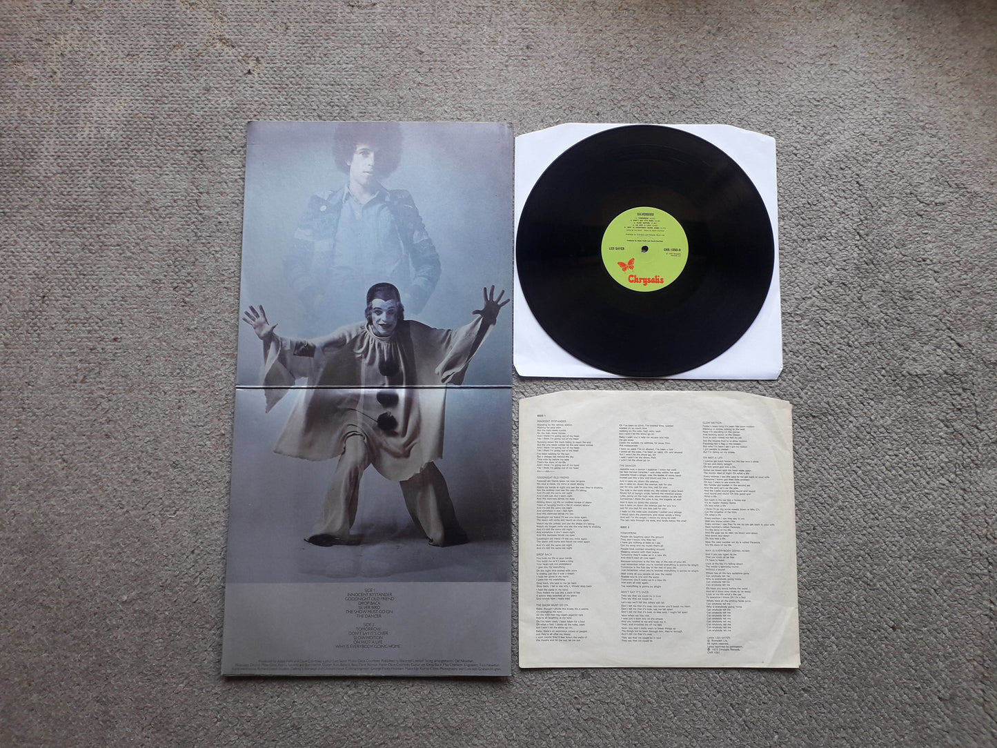 Leo Sayer-Silverbird LP G/Fold (CHR 1050)