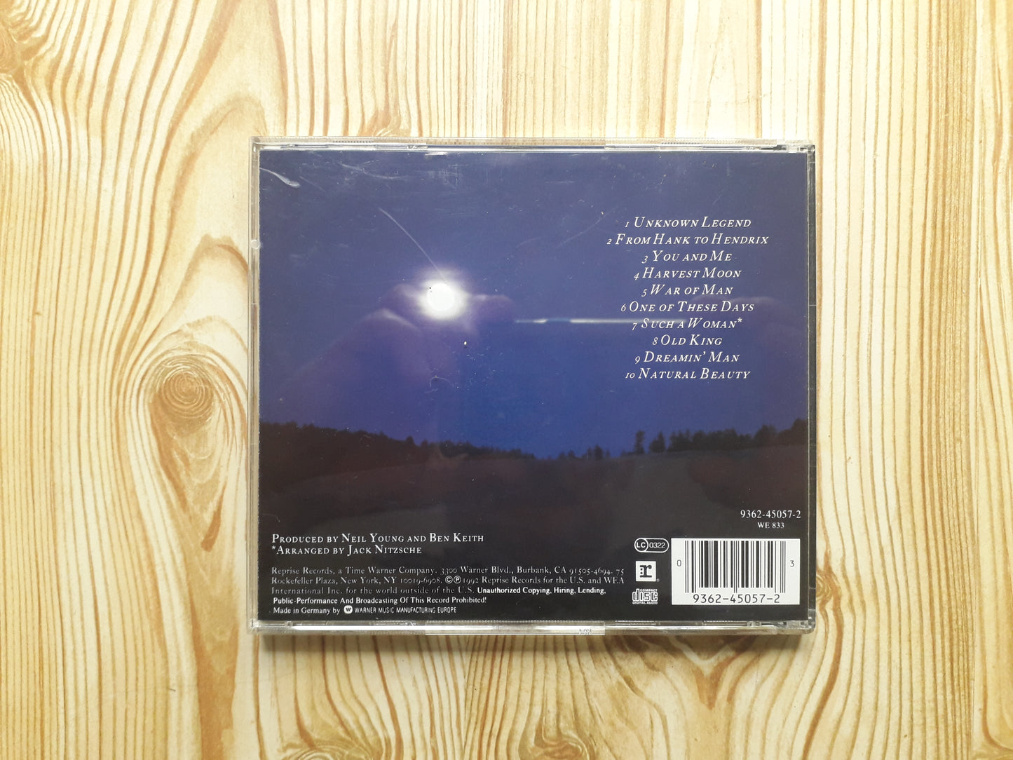 Neil Young–Harvest Moon CD (9362-45057-2)