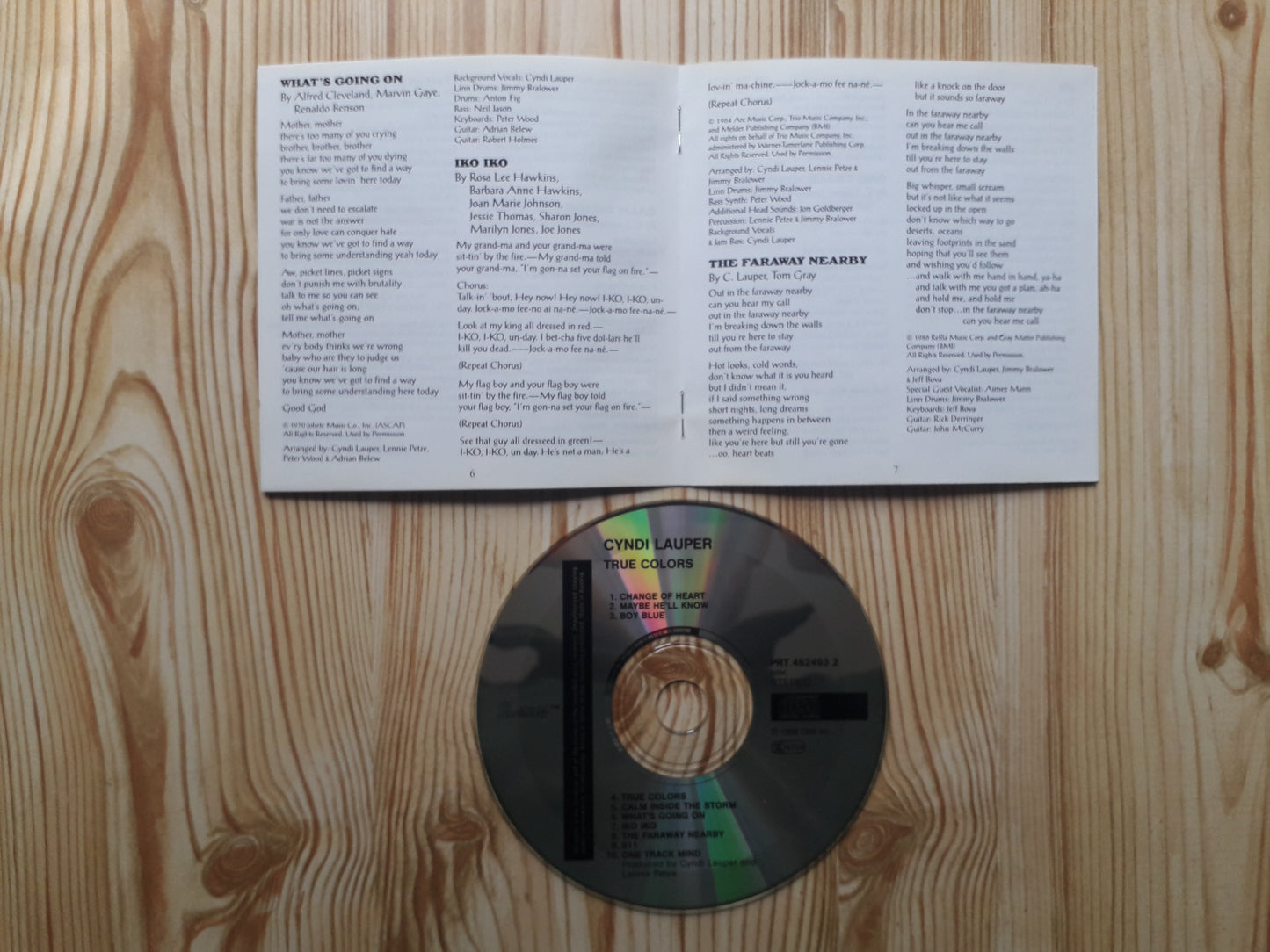 Cyndi Lauper – True Colors CD (PRT 462493 2)