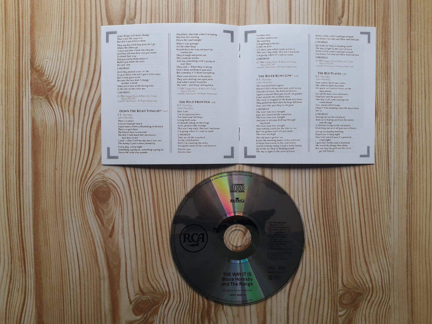 Bruce Hornsby And The Range–The Way It Is CD (74321 44421 2)