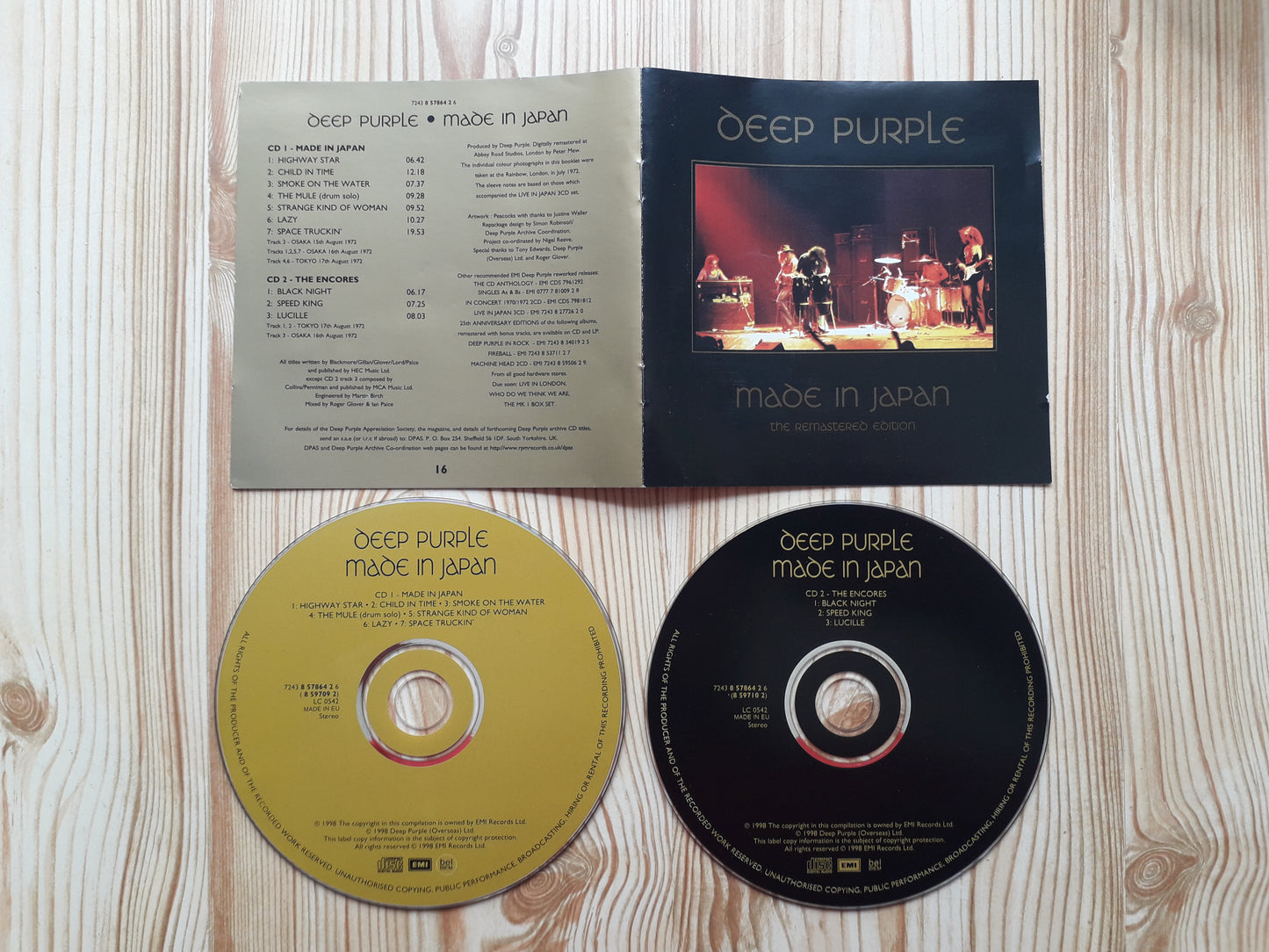 Deep Purple-Made IN Japan Dbl CD (7243 8 57864 2 6)