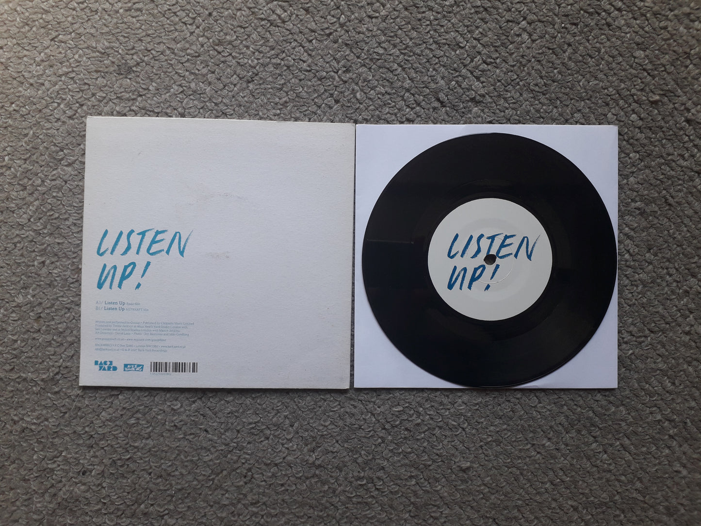 Gossip-Listen Up! 7" (BACK18SEC2)