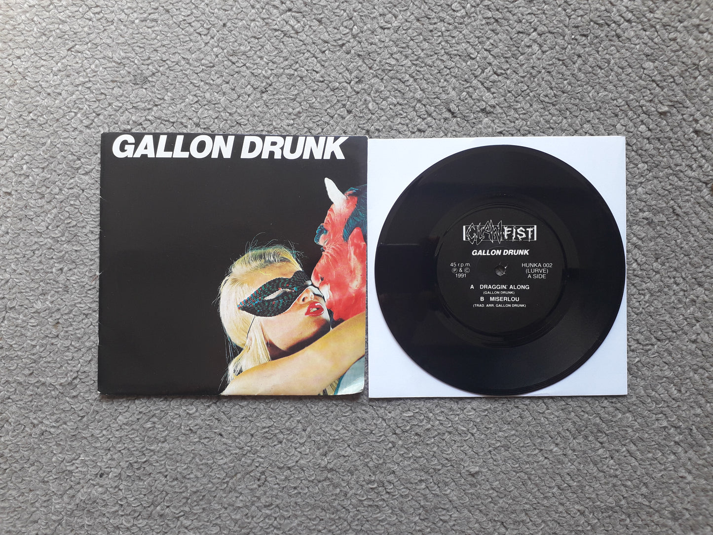 Gallon Drunk-Draggin' Along 7" HUNKA 002 (LURVE)