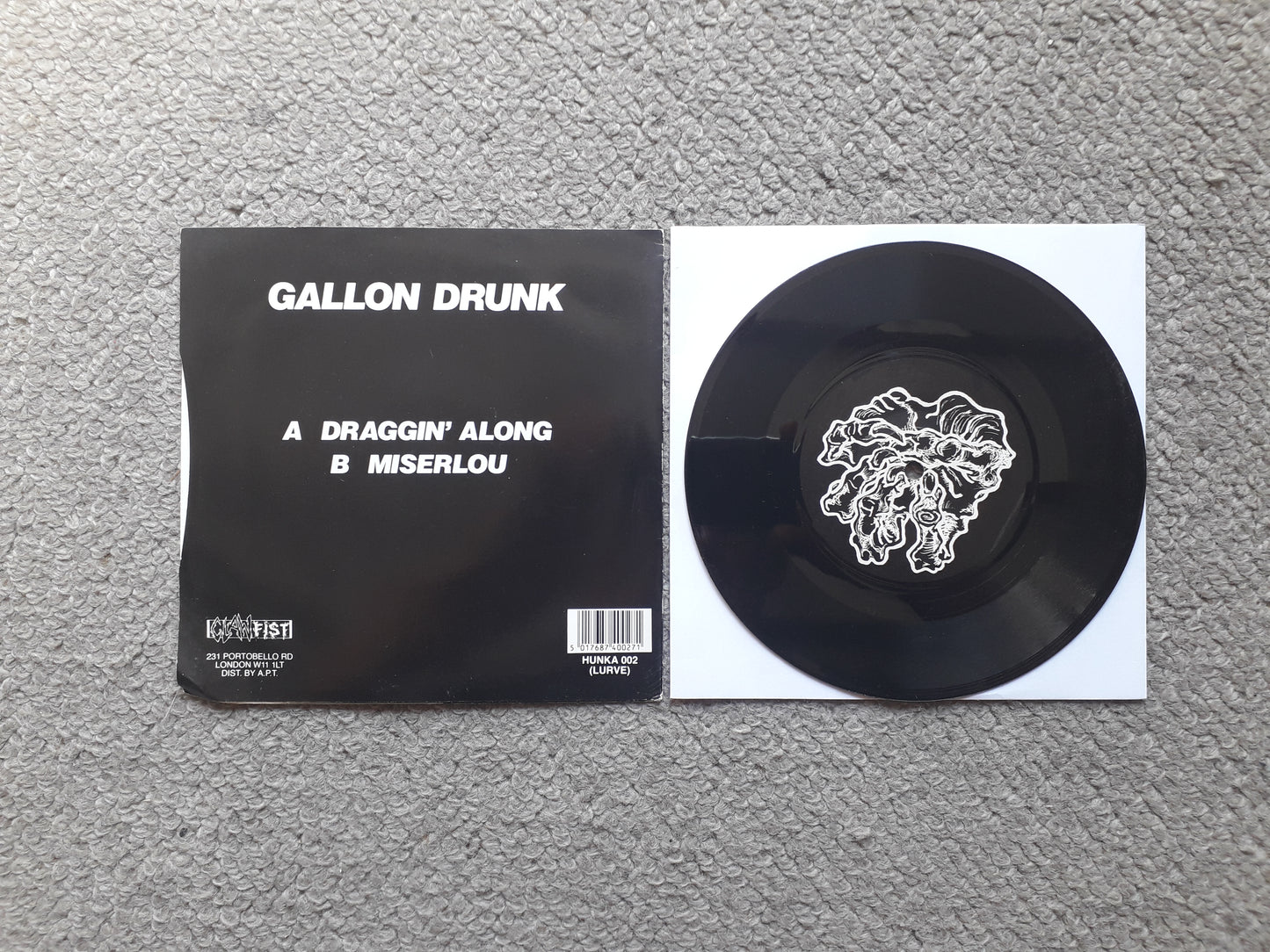 Gallon Drunk-Draggin' Along 7" HUNKA 002 (LURVE)