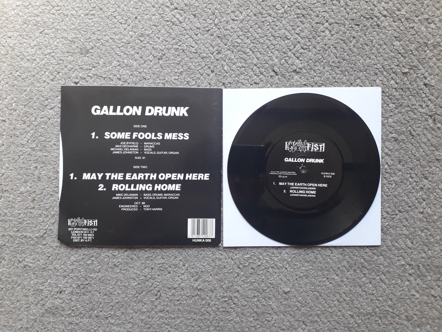 Gallon Drunk-Some Fools Mess 7" (HUNKA 006)