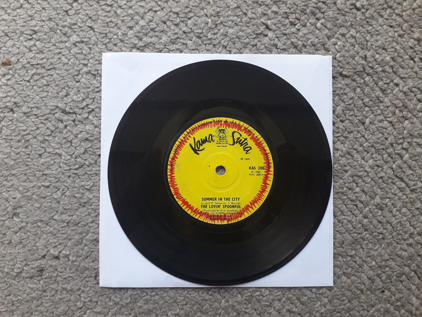 The Lovin' Spoonful-Summer In The City 7" (KAS 200)