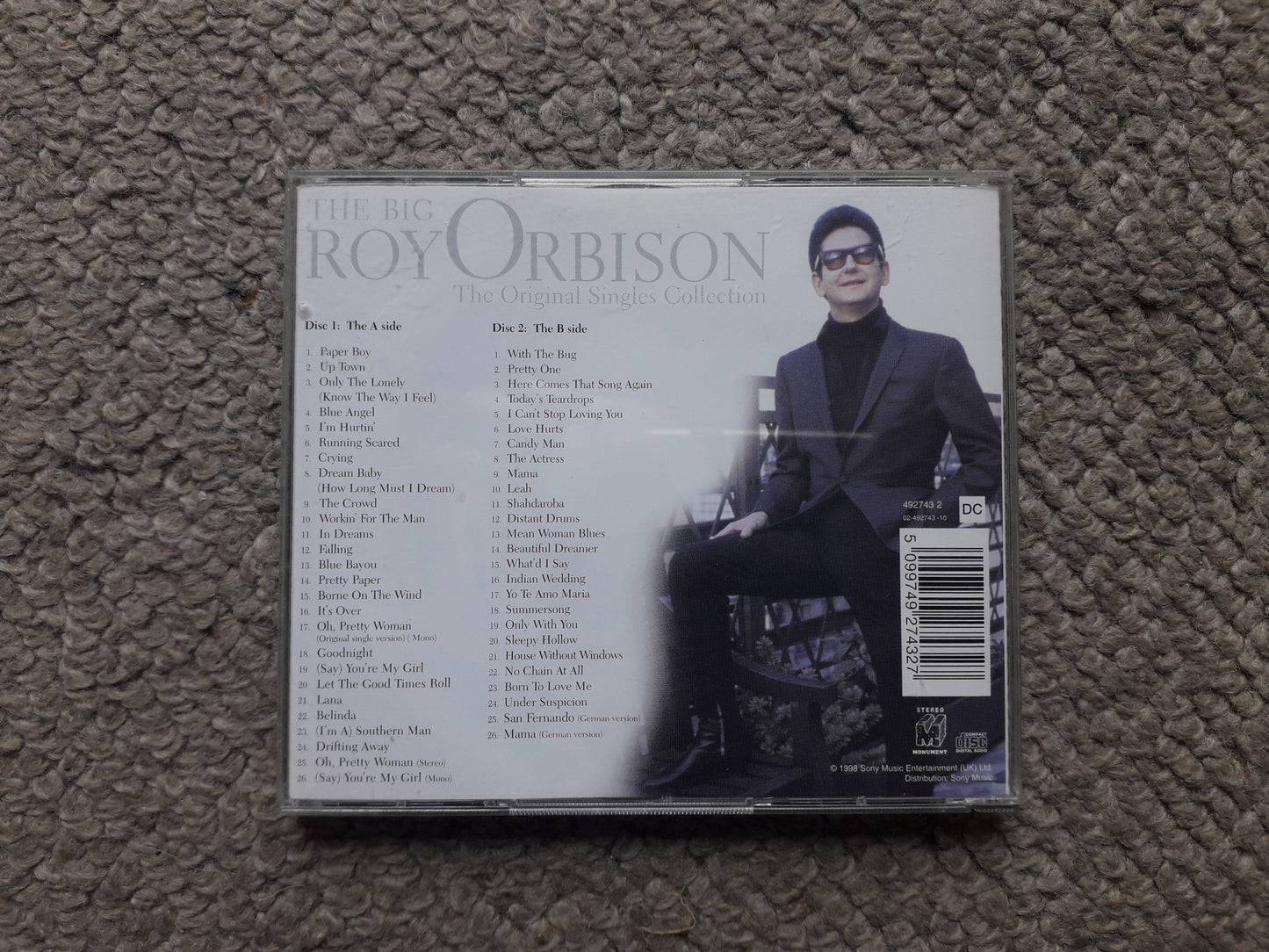 Roy Orbison-The Big O: The Original Singles Collection Dbl CD (492743 2)