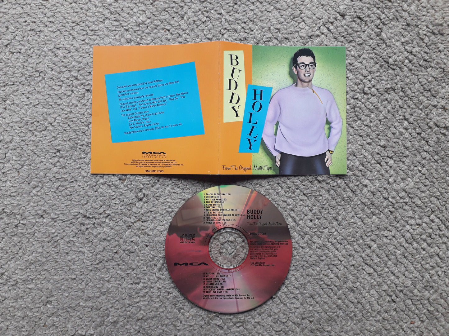 Buddy Holly-From The Original Master Tapes CD (DMCMD 7003)