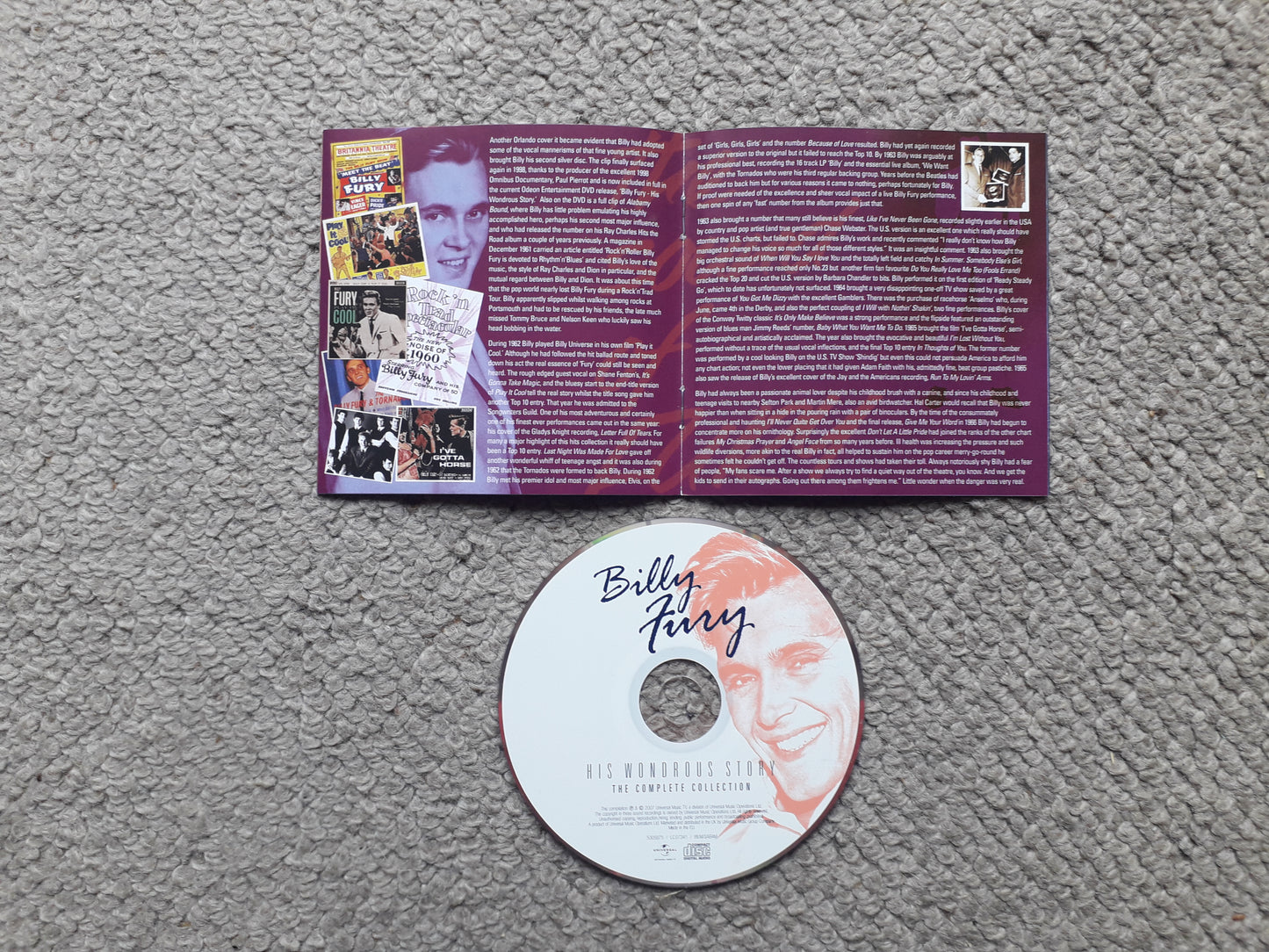 Billy Fury-His Wondrous Story: The Complete Collection CD (5305875)