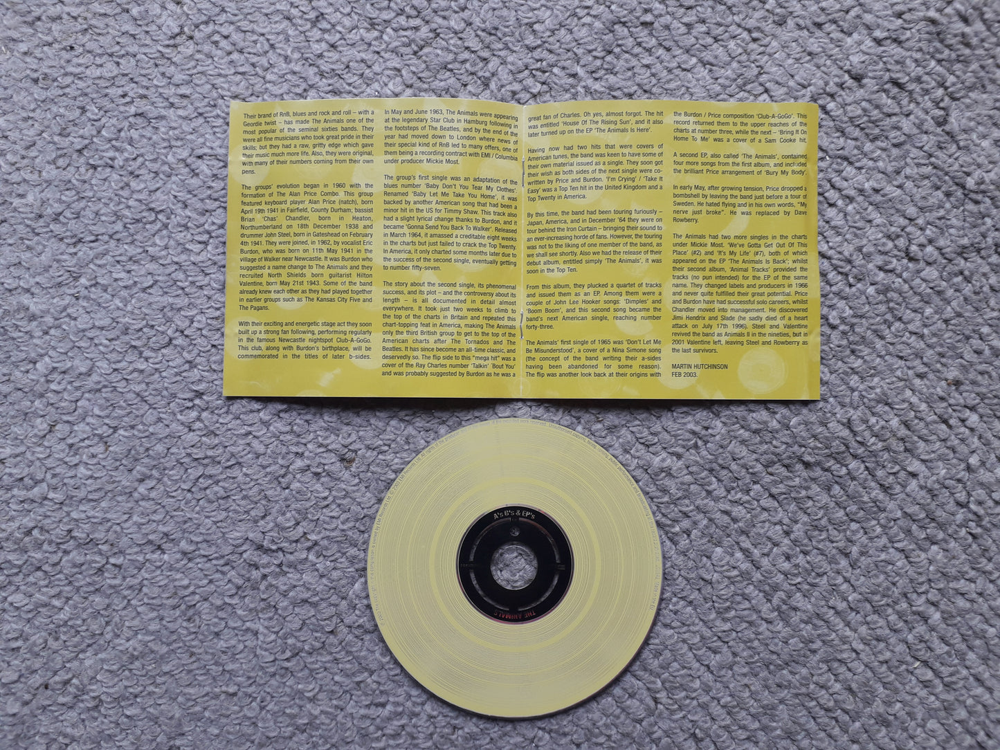 Animals-A's B's & EP's CD (7243 5 83114 2 6)