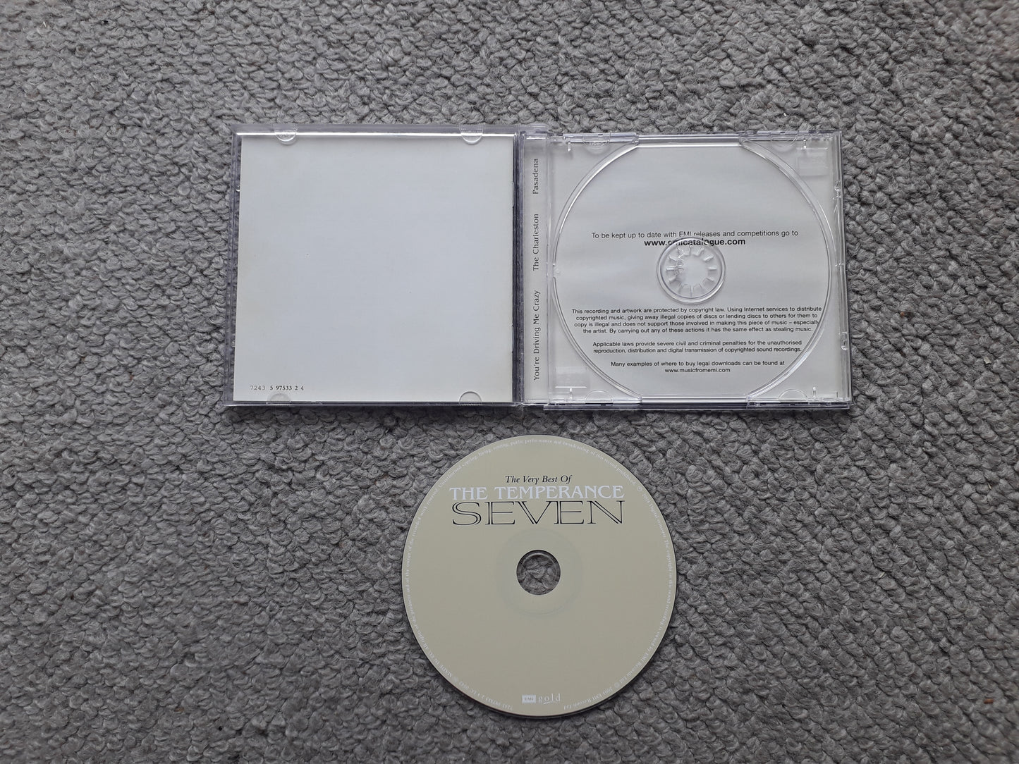 The Temperance Seven–The Very Best Of The Temperance Seven CD (7243 597533 2 4)