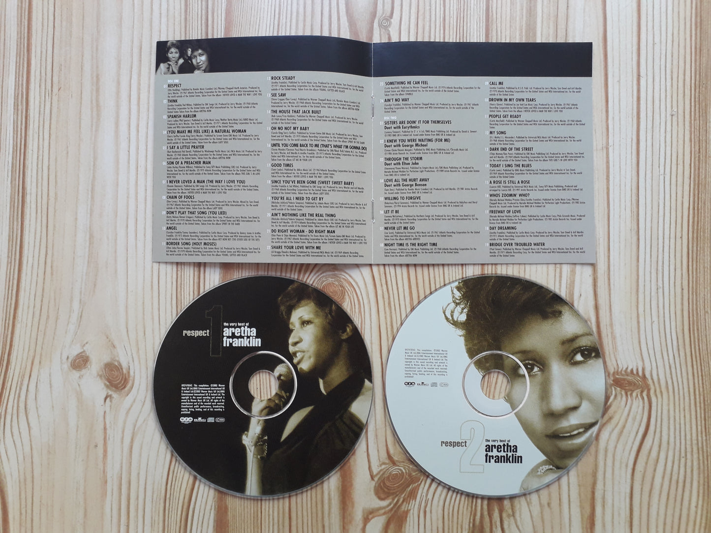 Aretha Franklin–Respect (The Very Best Of Aretha Franklin) Dbl CD (0927470542)