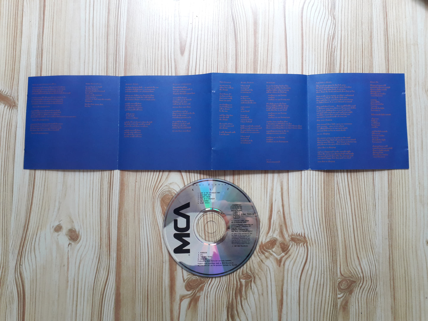 Andy Summers-XYZ CD (254 783-2)