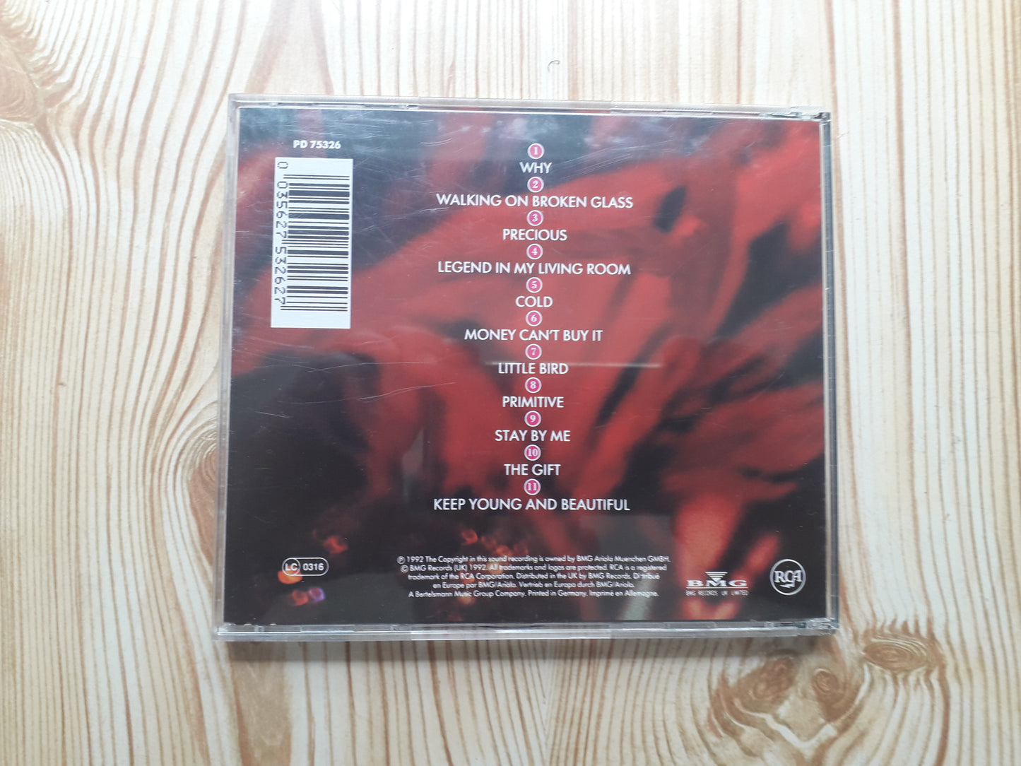 Annie Lennox-Diva CD (PD 75326)