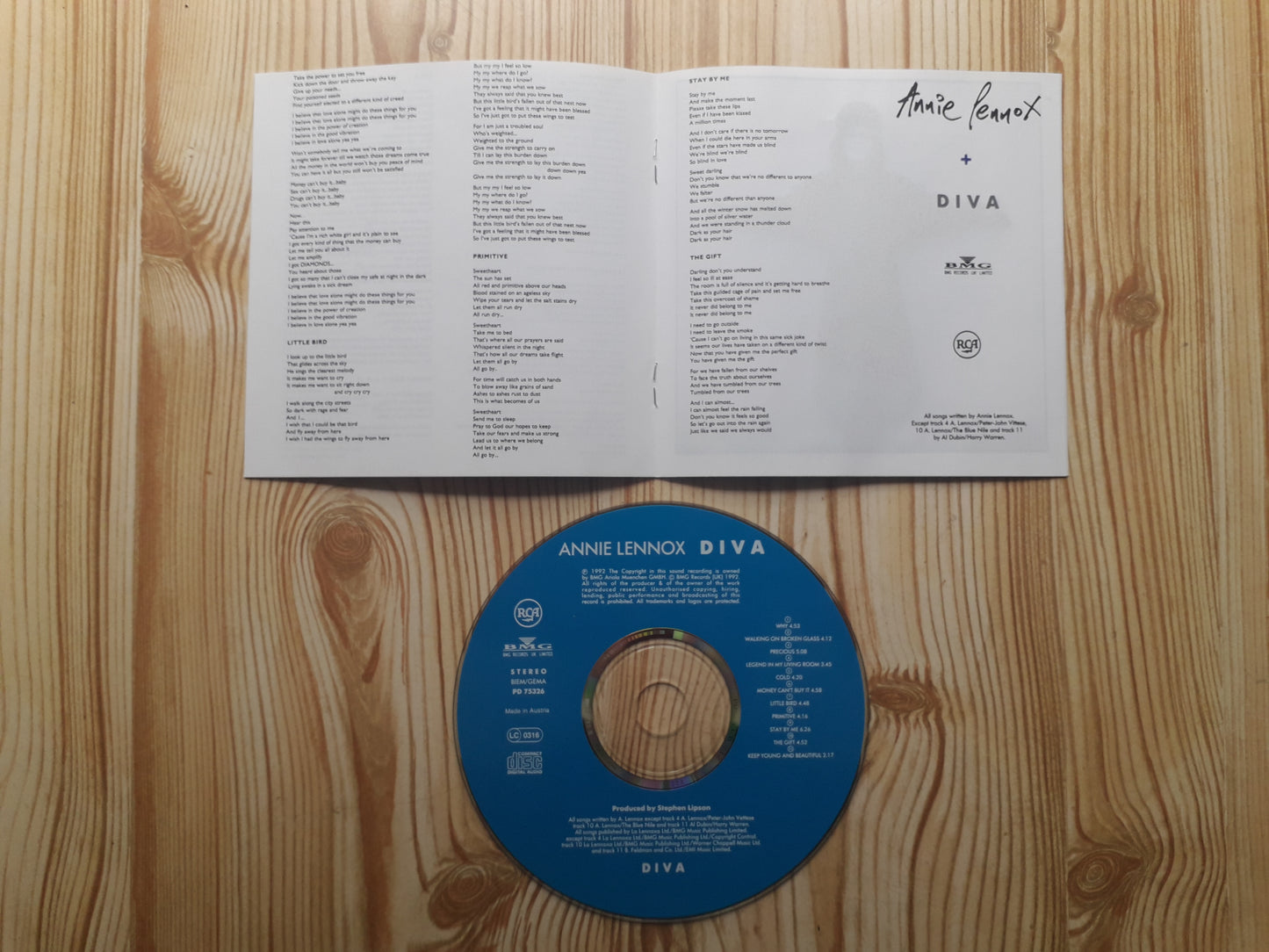 Annie Lennox-Diva CD (PD 75326)