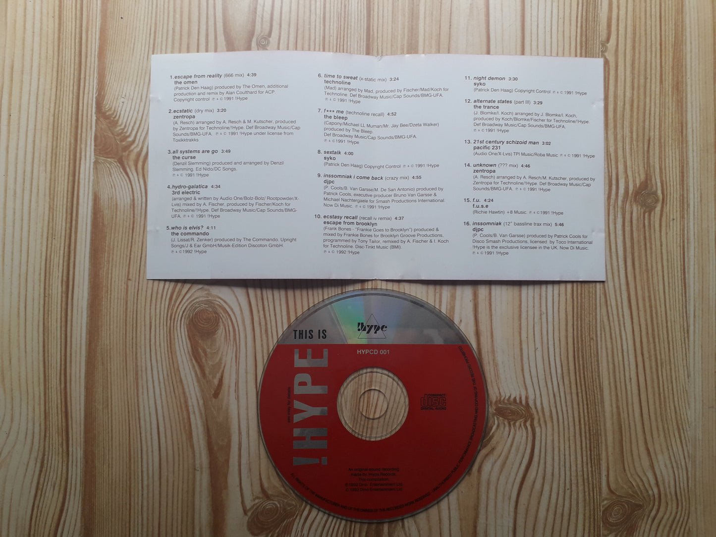 Various–This Is !Hype CD (HYPCD 001)
