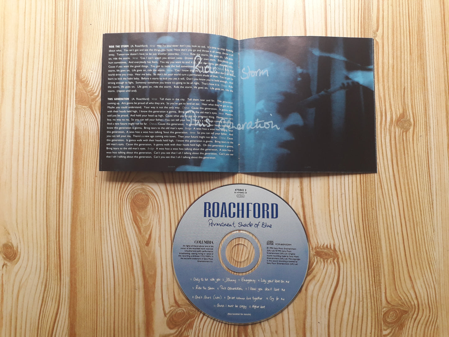 Roachford-Permanent Shade Of Blue CD (475842 2)
