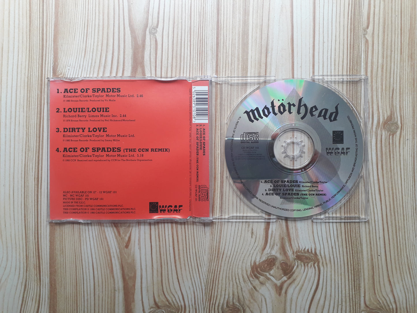 Motorhead-Ace Of Spades CD EP (CD WGAF 101)