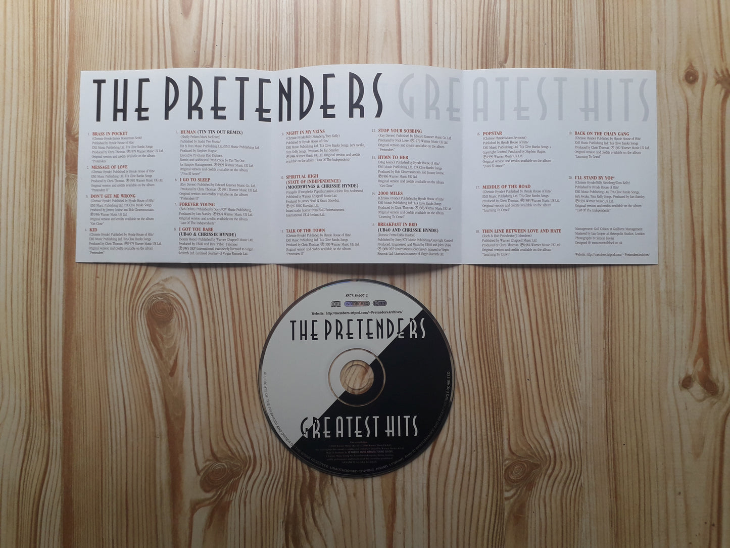 Pretenders-Greatest Hits CD (8573 84607 2)