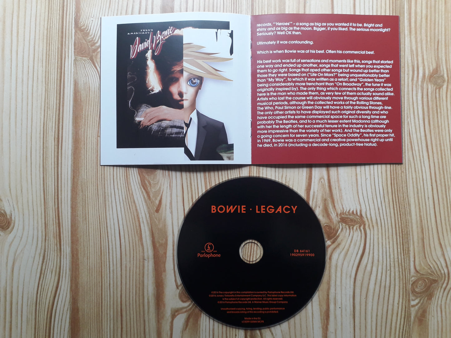 David Bowie-Legacy CD (190295919900)