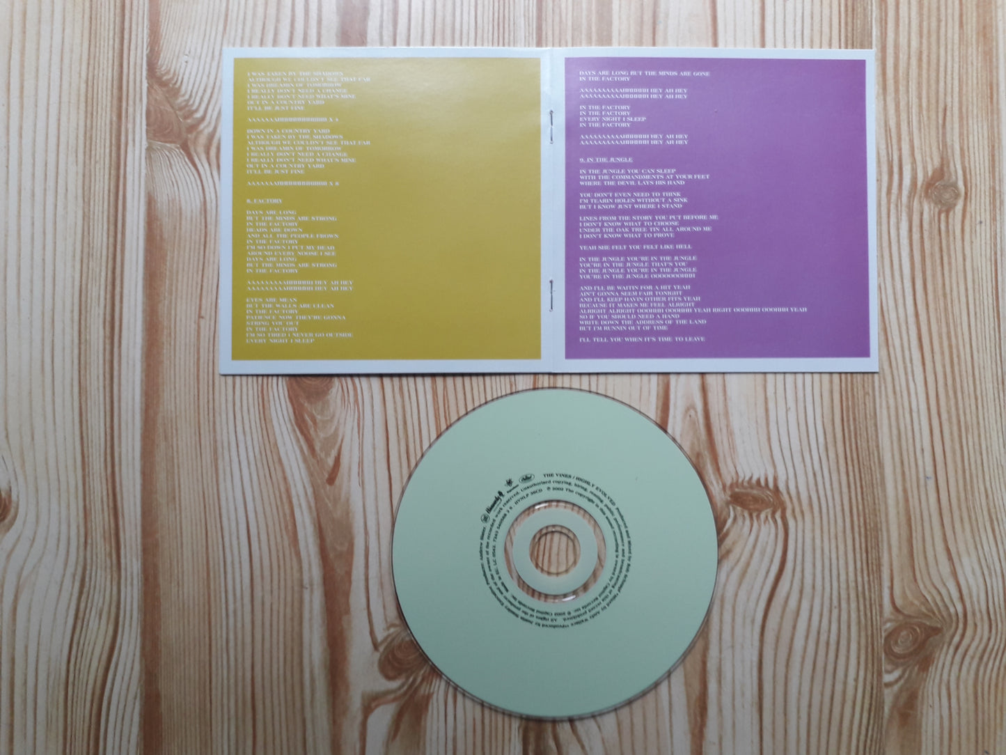Vines-Highly Evolved CD (HVNLP 36CD