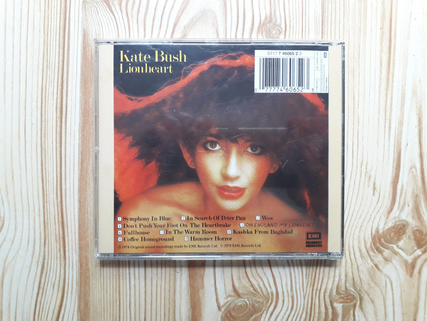 Kate Bush-Lionheart CD (0 777 7 46065 2 3)