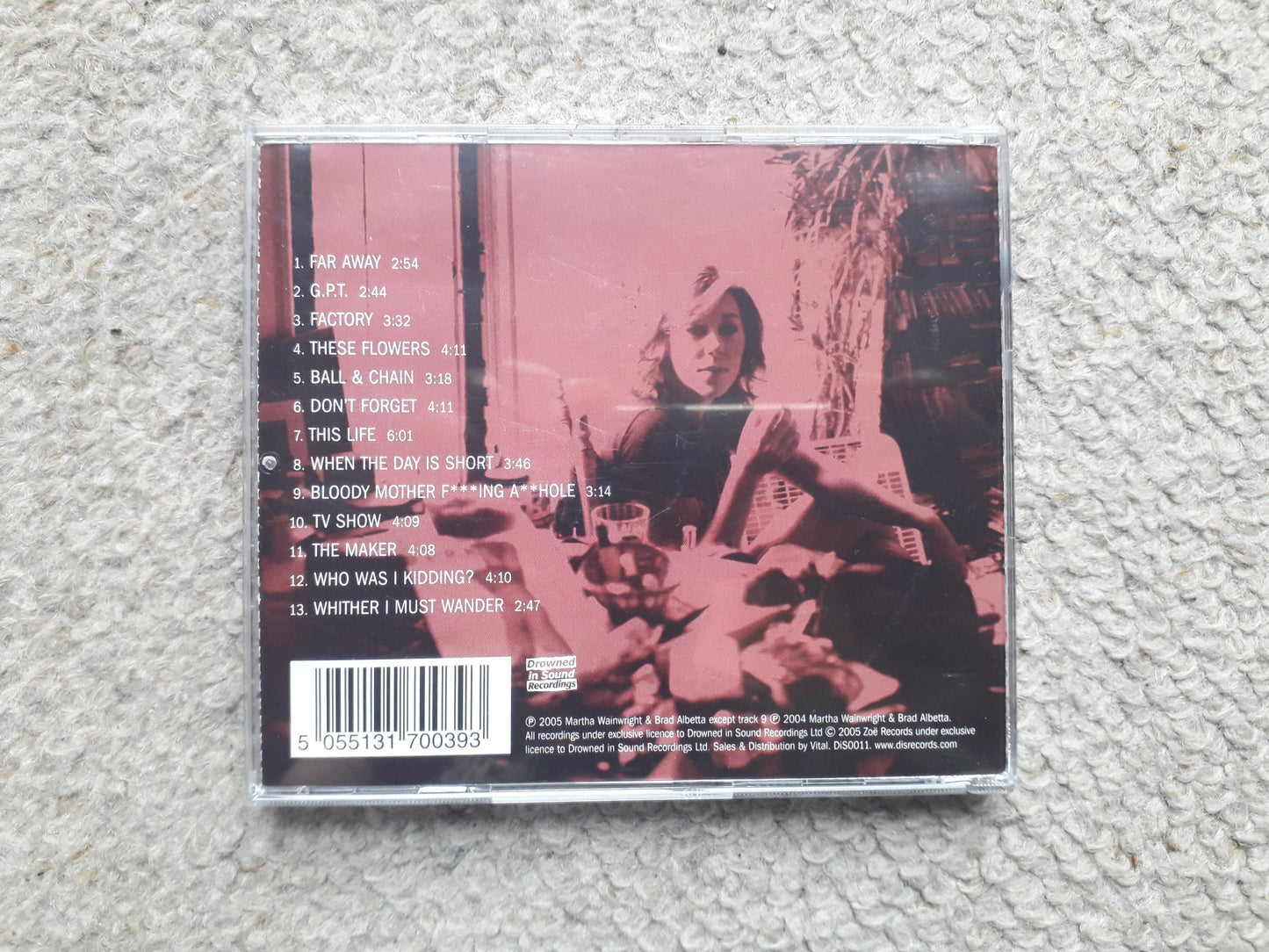 Martha Wainwright-Martha Wainwright CD (DiS0011)