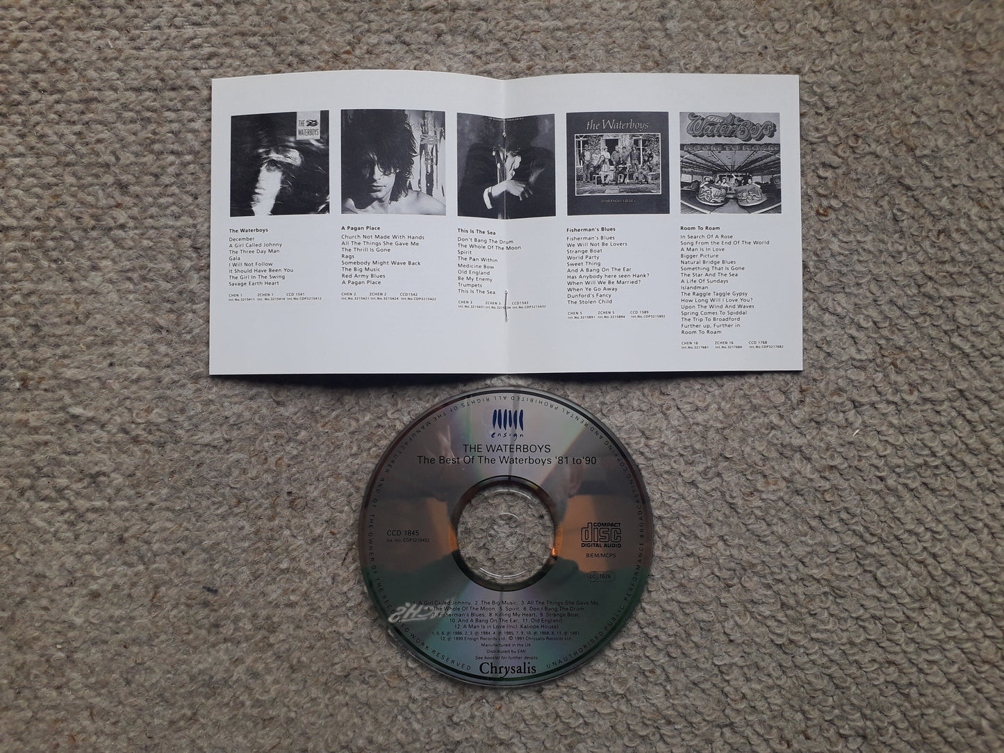 Waterboys-The Best )f The Waterboys 81-90 CD (CCD 1845)