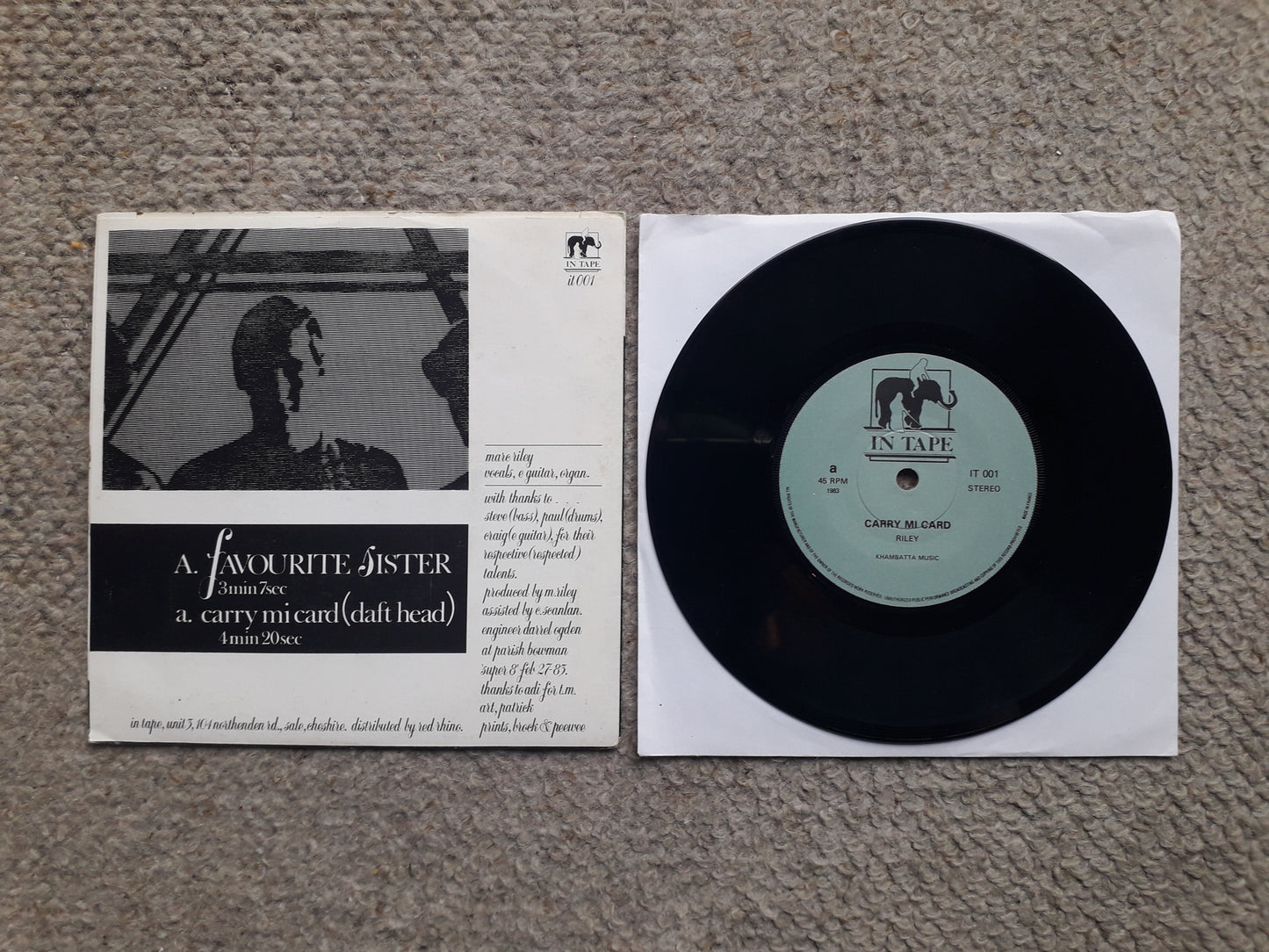Marc Riley-Favourite Sister 7" (IT 001)