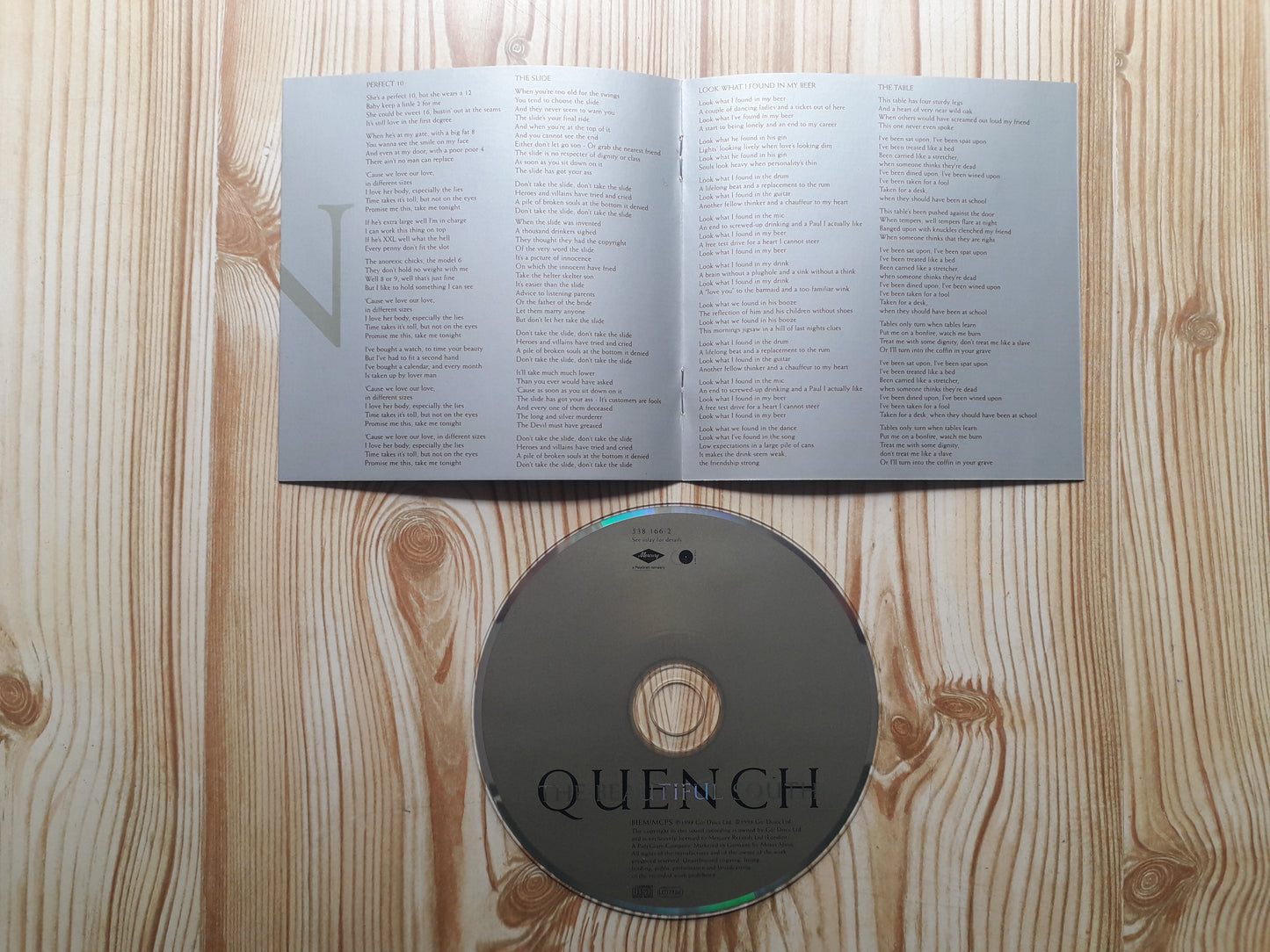 Beautiful South-Quench CD (538 179-2)