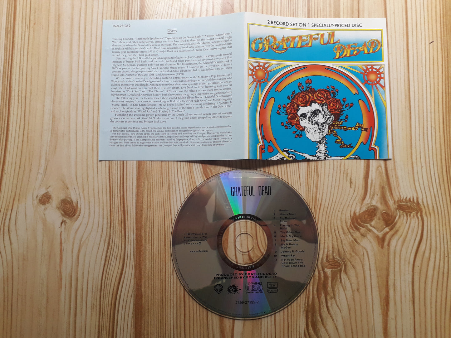 Grateful Dead-Grateful Dead CD (7599-27192-2)