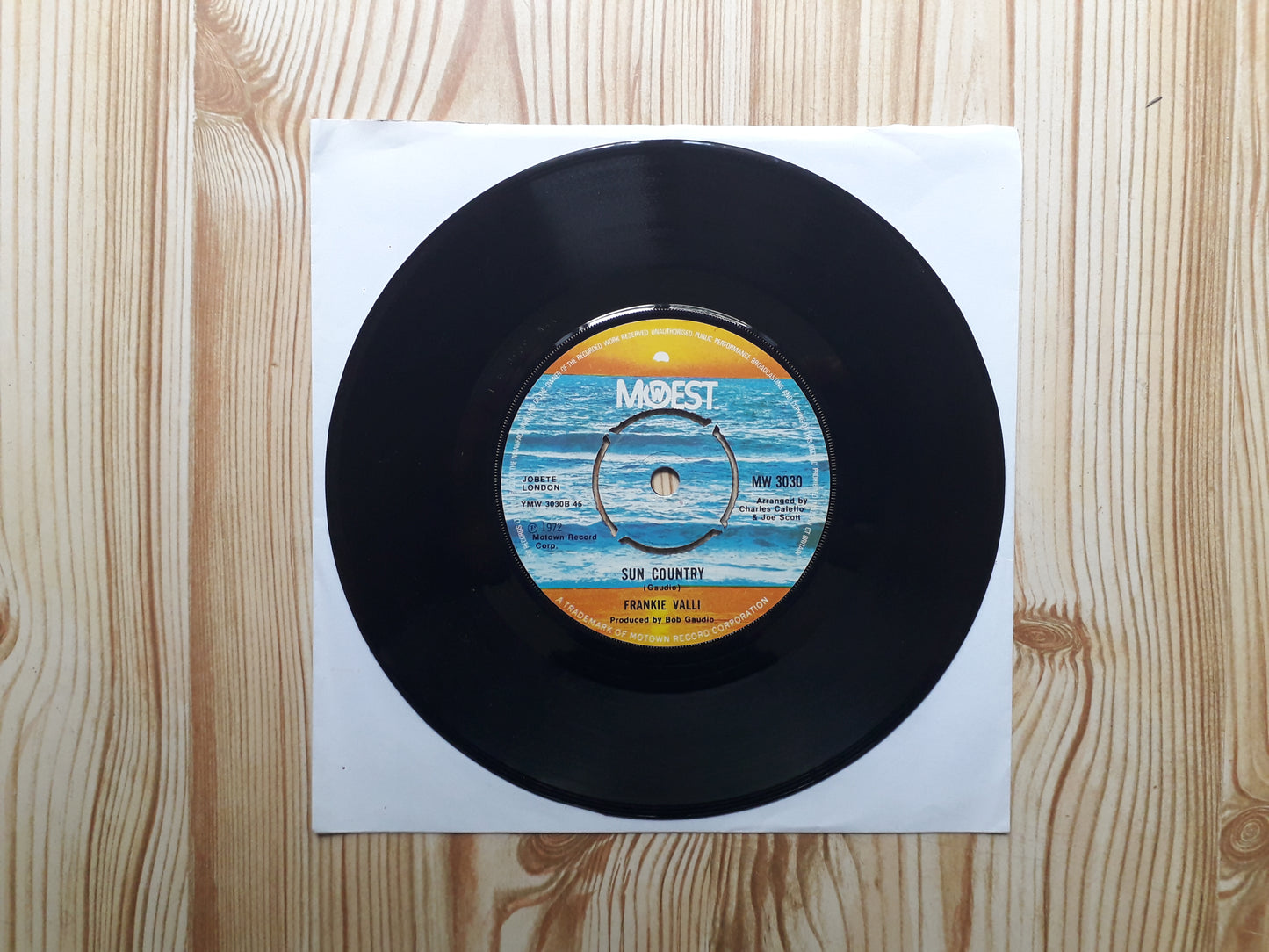 Franki Valli-And I Will Love You 7" (MW 3030)
