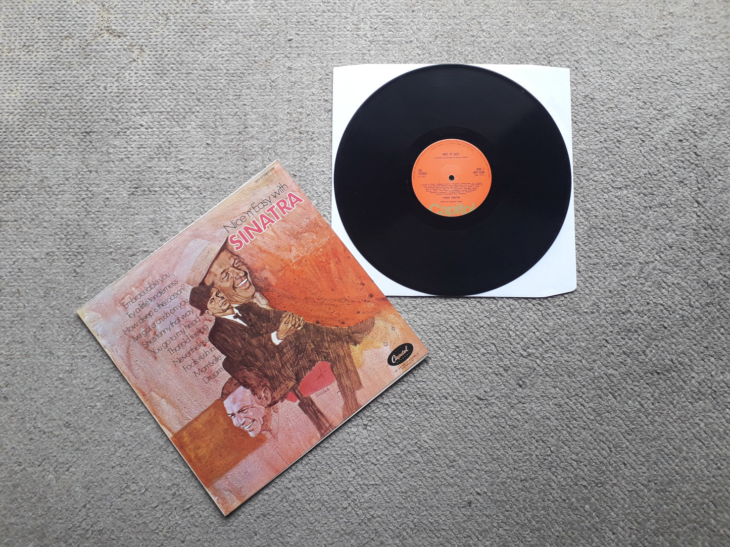 Frank Sinatra-Nice 'n' Easy With Sinatra LP (MFP 5258)