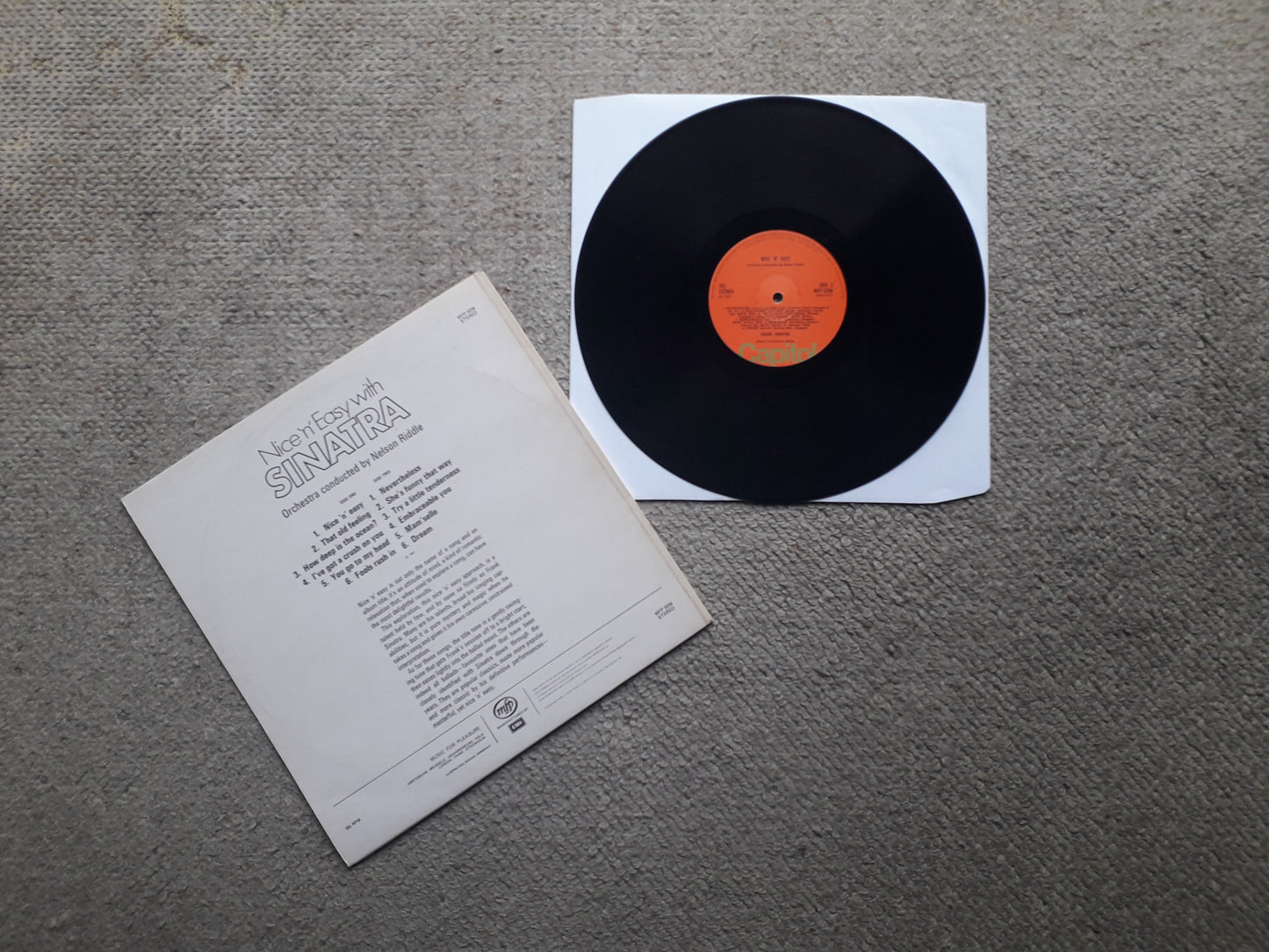 Frank Sinatra-Nice 'n' Easy With Sinatra LP (MFP 5258)