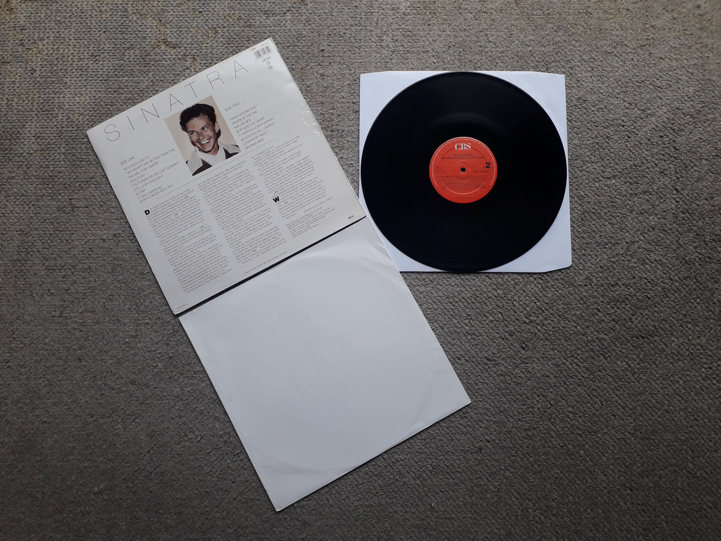 Frank Sinatra –Sinatra Rarities: The CBS Years LP (CBS 465165 1 Mono)
