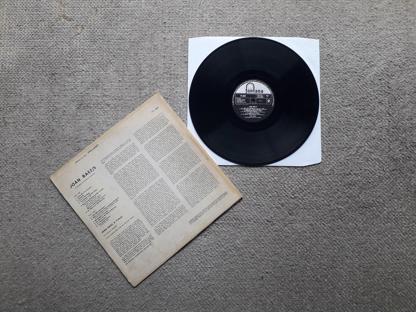 Joan Baez–5 LP (TFL 6043)