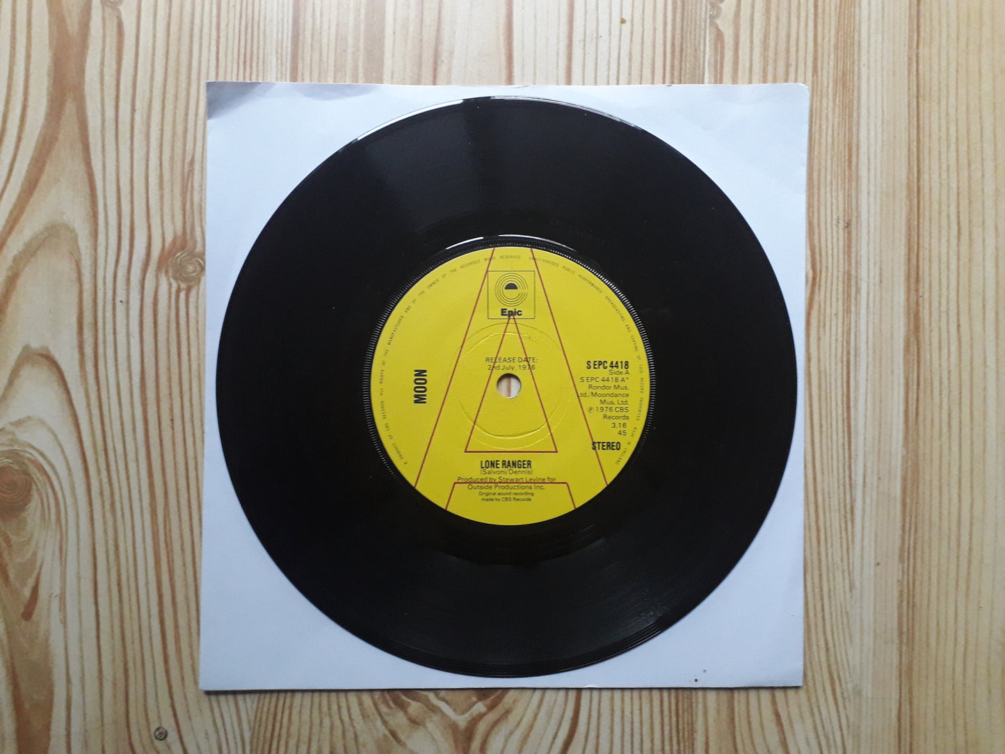 Moon-Lone Ranger 7" Promo (S EPC 4418)