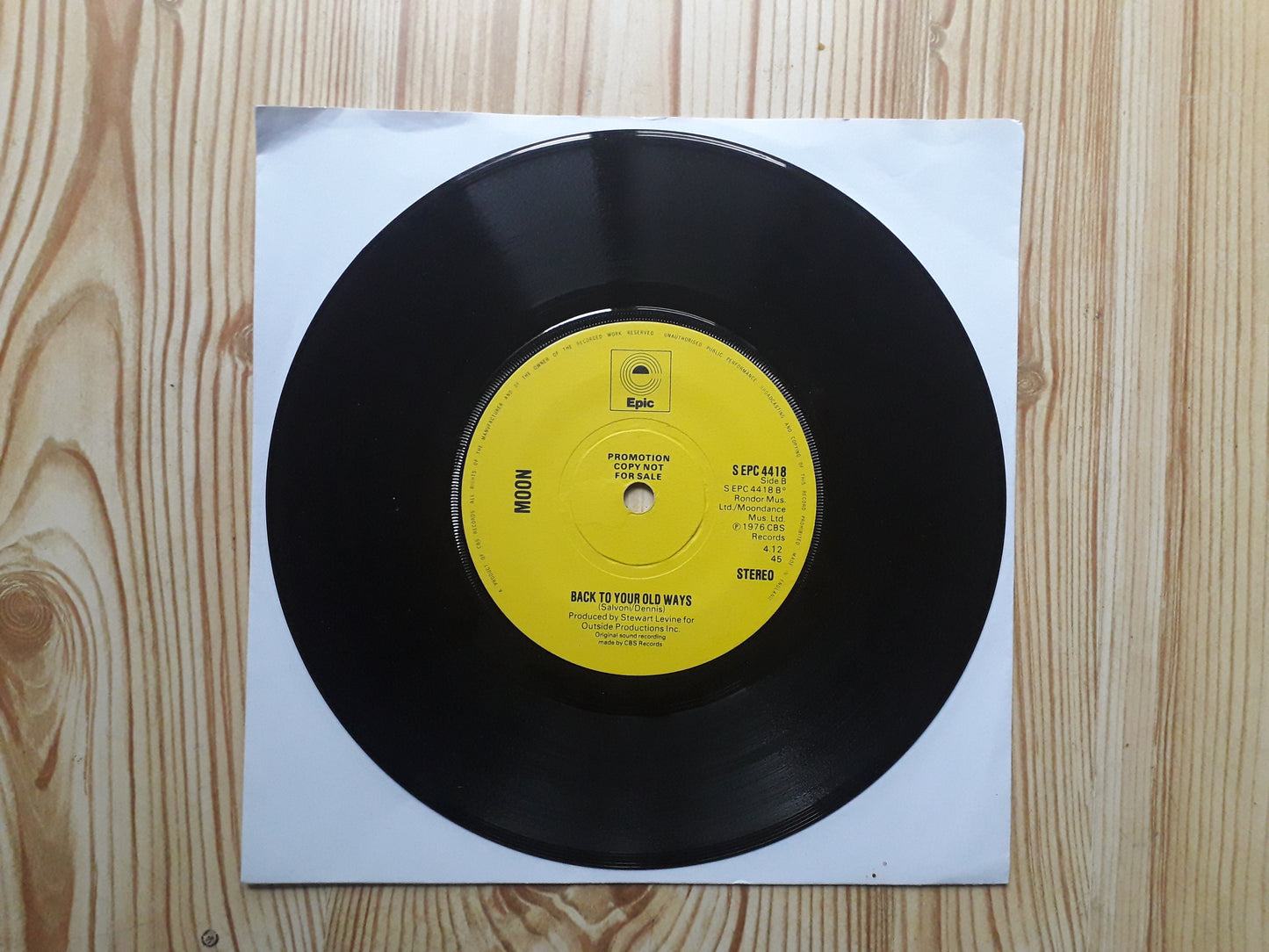 Moon-Lone Ranger 7" Promo (S EPC 4418)