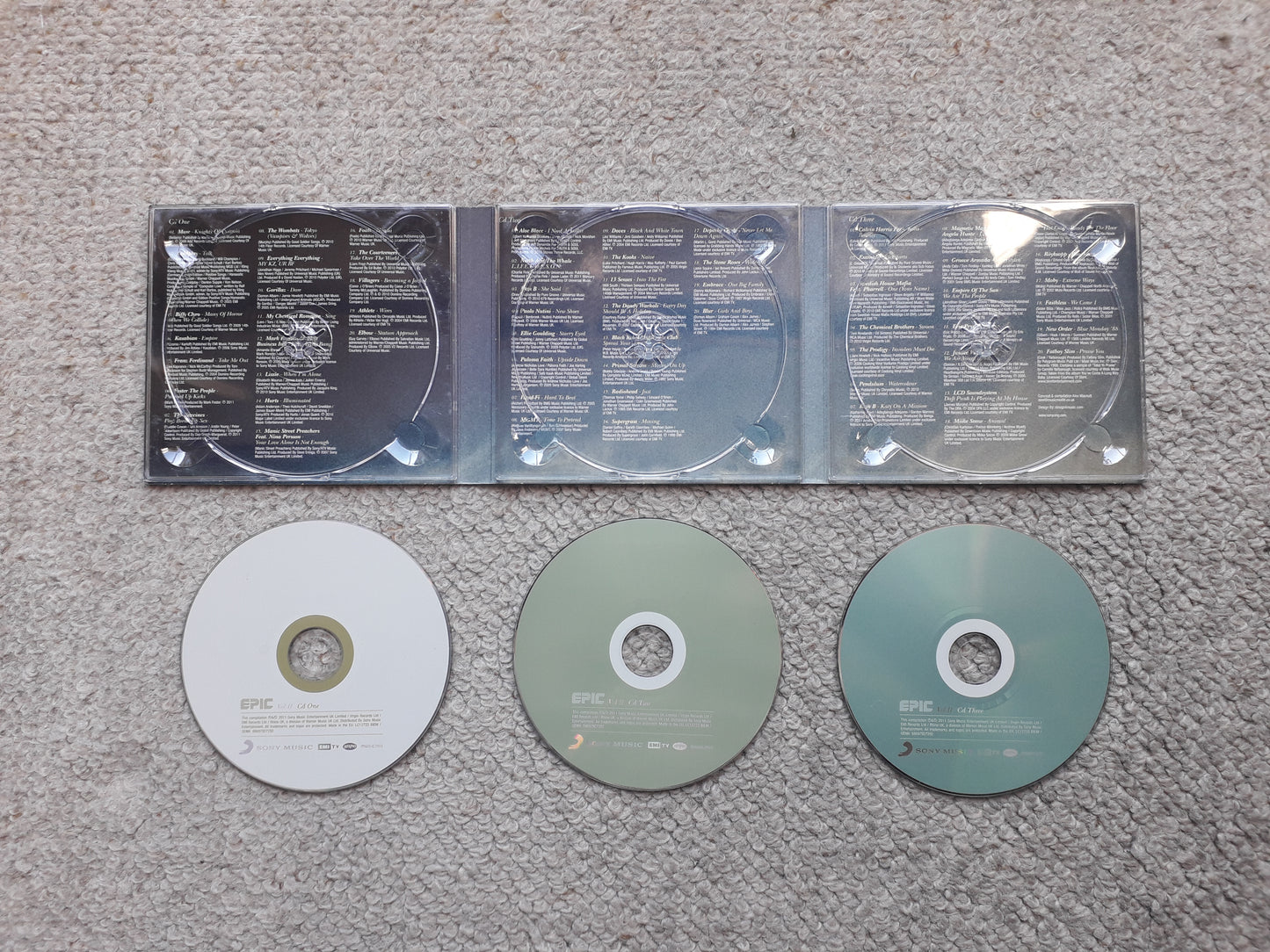 Epic Volume II-The Biggest Tracks. The Festival Anthems Triple CD Set