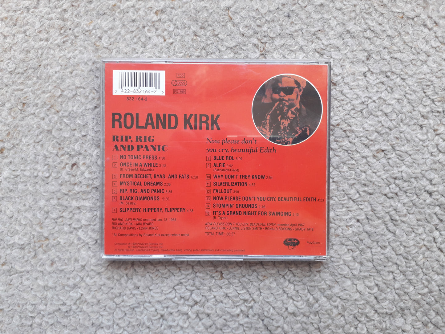 Roland Kirk-Rip, Rig & Panic/Beautiful Edith CD (832 164-2)