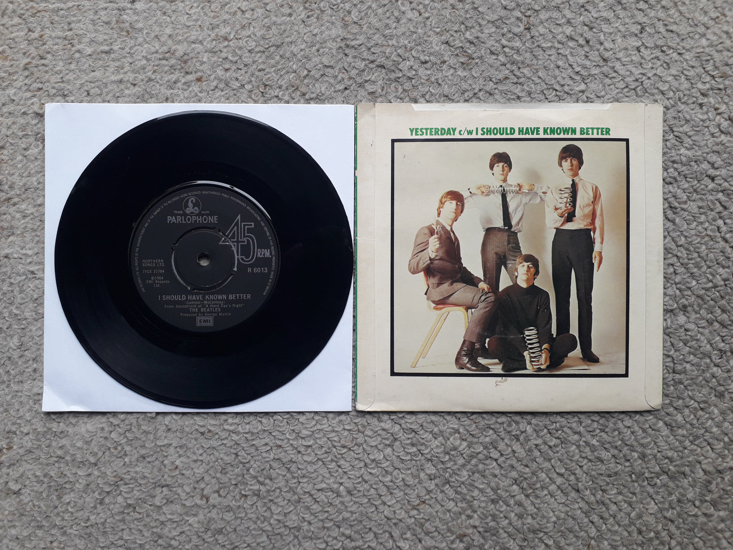 Beatles-Yesterday/I Should Have Known Better 7" (R 6013)