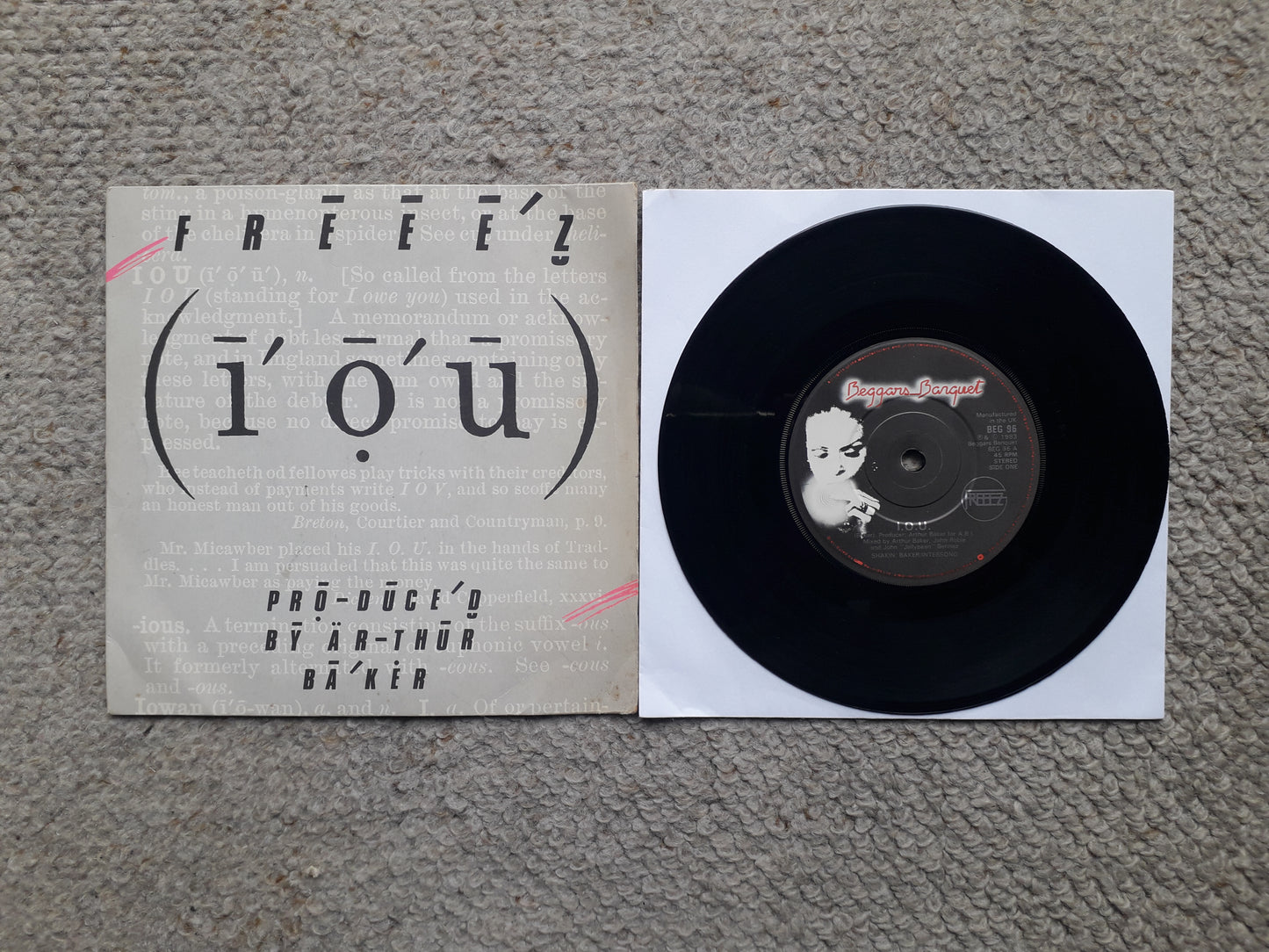 Freeez-I.O.U. 7" (BEG 96)