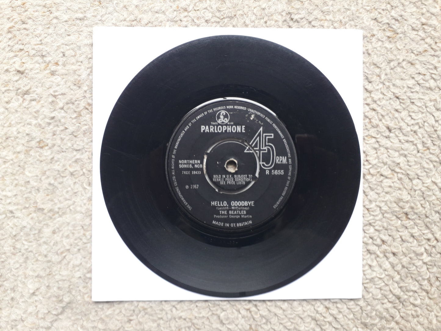 Beatles-Hello, Goodbye/I Am The Walrus 7" (R 5655)