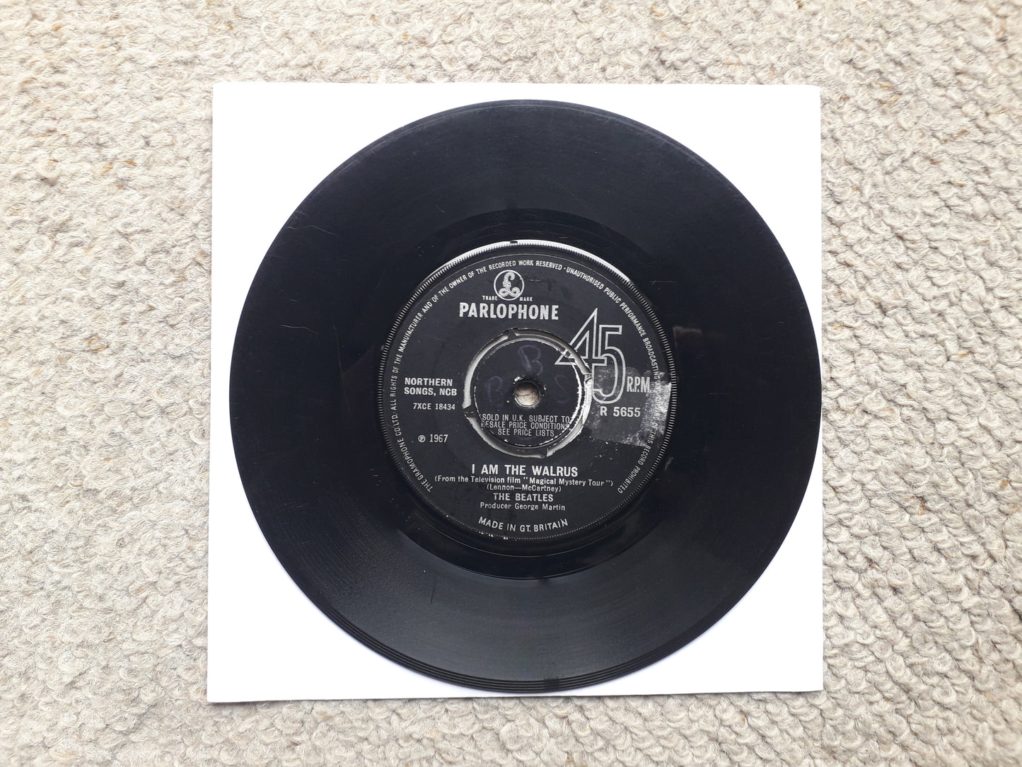 Beatles-Hello, Goodbye/I Am The Walrus 7" (R 5655)