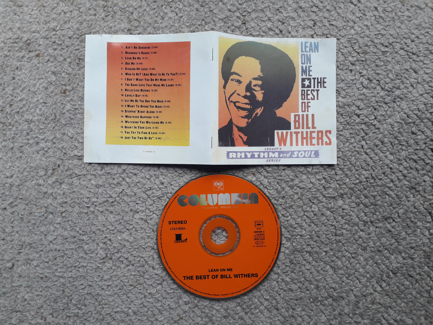 Bill Withers–Lean On Me: The Best Of Bill Withers CD (480506 2)