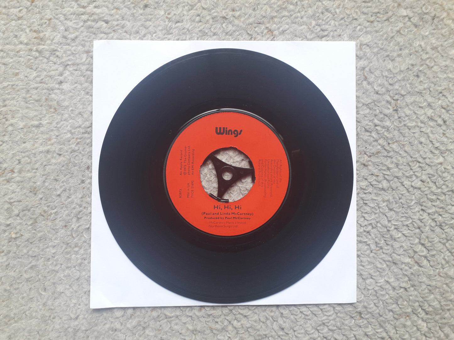 Paul McCartney & Wings-Hi Hi Hi/C Moon 7" (R5973)